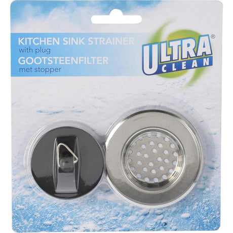 Excellent houseware gootsteenzeef met stopper op kaart