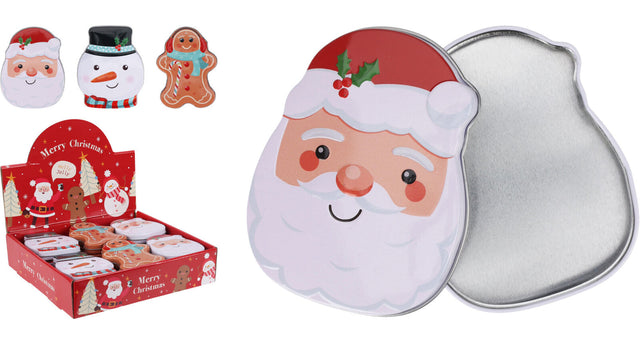 Voorraadblik 12x10x2cm 3 assortie kerst designs