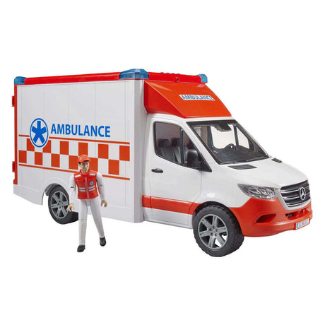 Bruder mercedes benz sprinter ambulance met sirene 1:16