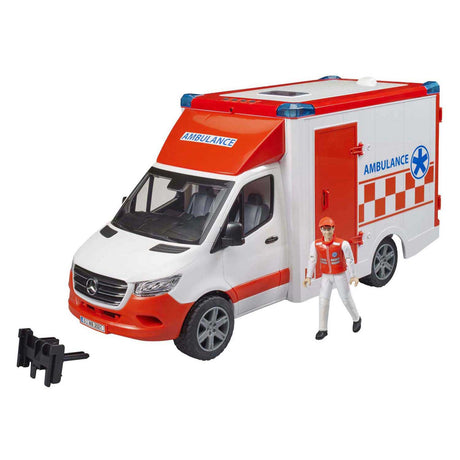Bruder mercedes benz sprinter ambulance met sirene 1:16