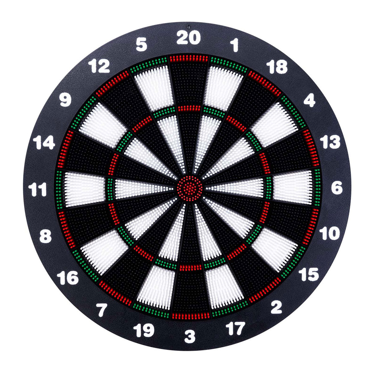 Longfield kindvriendelijk dartbord – ø 42 cm – inclusief 2 sets softip darts 18 gram – veilig dartbord voor kinderen – kindersafety –