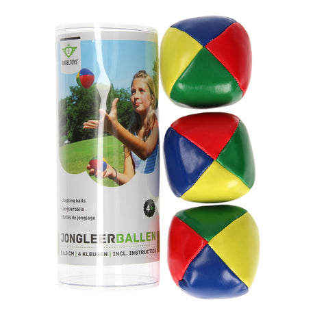 Engelhart jongleerballen groot 3 in koker
