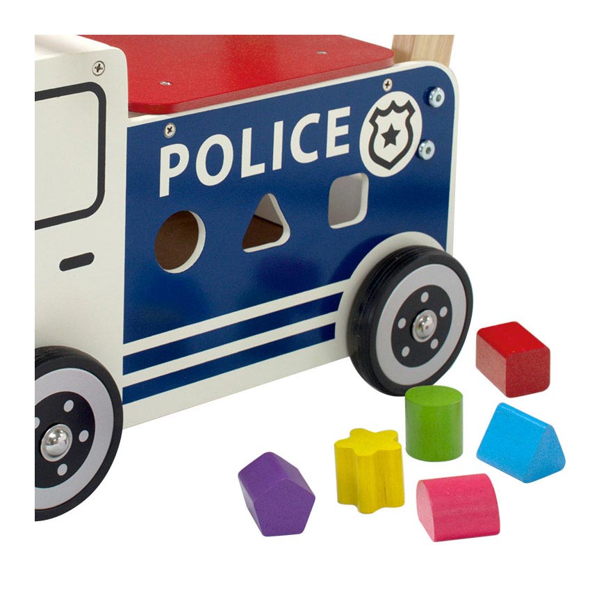 I'm Toy walking push car police