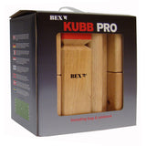 Kubb Pro Rubberhout avec Red King