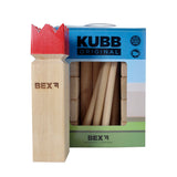 Kubb Original Rubberhout s Red King