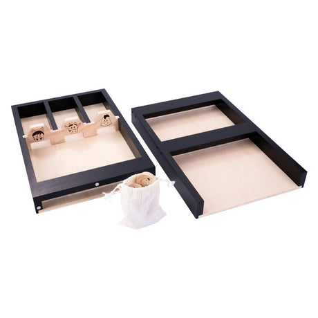 Houten kinder sjoelbak dieren, 80cm