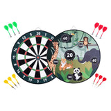 Longfield Magnetic Dartboard dubbelsidiga djur