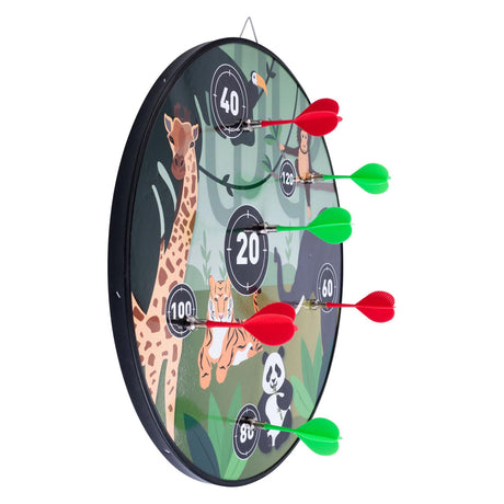 Magnetisch dartbord dubbelzijdig dieren