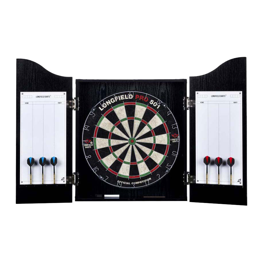 Abi dřevěná skříňka s sisalem Dartboard vč