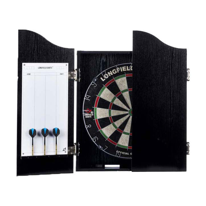 Abi trekabinett med sisal dartboard inkl