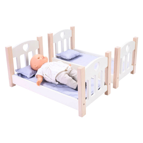 Angel toys poppen stapelbed grijs wit