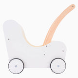 Wooden doll -walking truck Gray White