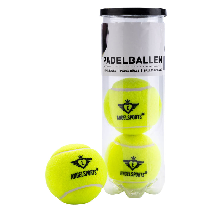 Angel sports padelballen pro in koker, 3st.