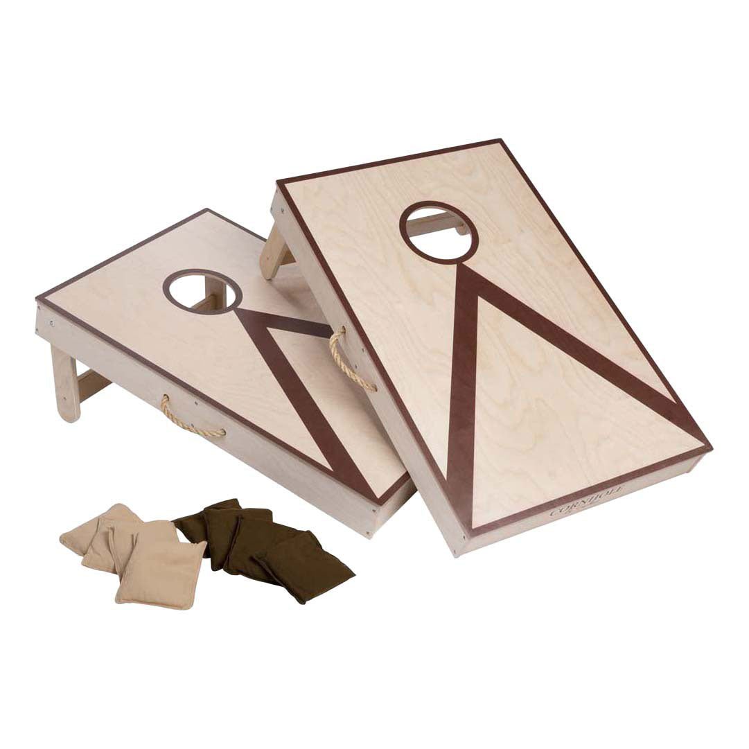 Engelhart cornhole – dubbel set – 90 x 60 cm – pine birchwood – inclusief 2 x 4 zakjes en draagtas – outdoor cornhole spel voor gezellig en competitief spel –