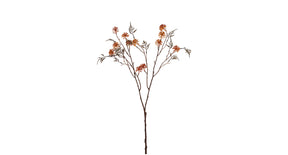 Pompom tak l95cm oranje