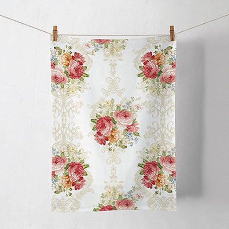 Ambiente theedoek sara cream 50x70cm