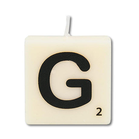 Paperdreams letter kaarsje letter g, set van 4
