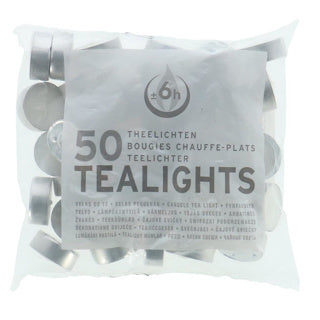 Spaas theelichten 6 uur 50 stuks | 4 stuks
