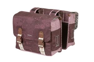 Dvojna kolesarska vrečka Basil Boheme Red 35L