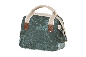 Basil Bohème City Bag Grüne Hand-Schultern Lenkerbeutel 8L Wasserabnahme trendy Bohemian Druck