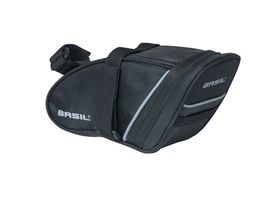 Saddle Bag Basil Sport Design M, Water Repellent, Black, 1L