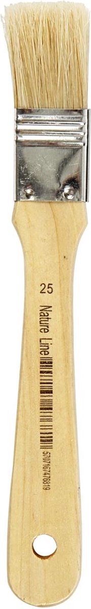 Creativ company creotime verniskwasten 25 mm 12 stuks