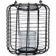 Home styling lantaarn zwart metaal | 2 stuks