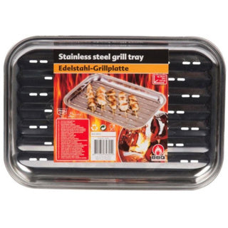 No brand bbq grill tray 34,5x24,5x2,7cm | 4 stuks