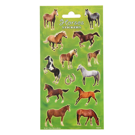 Totum stickervel paarden