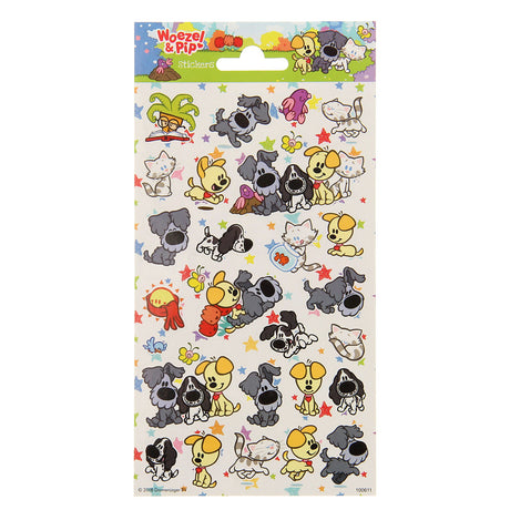 Totum stickervel woezel pip