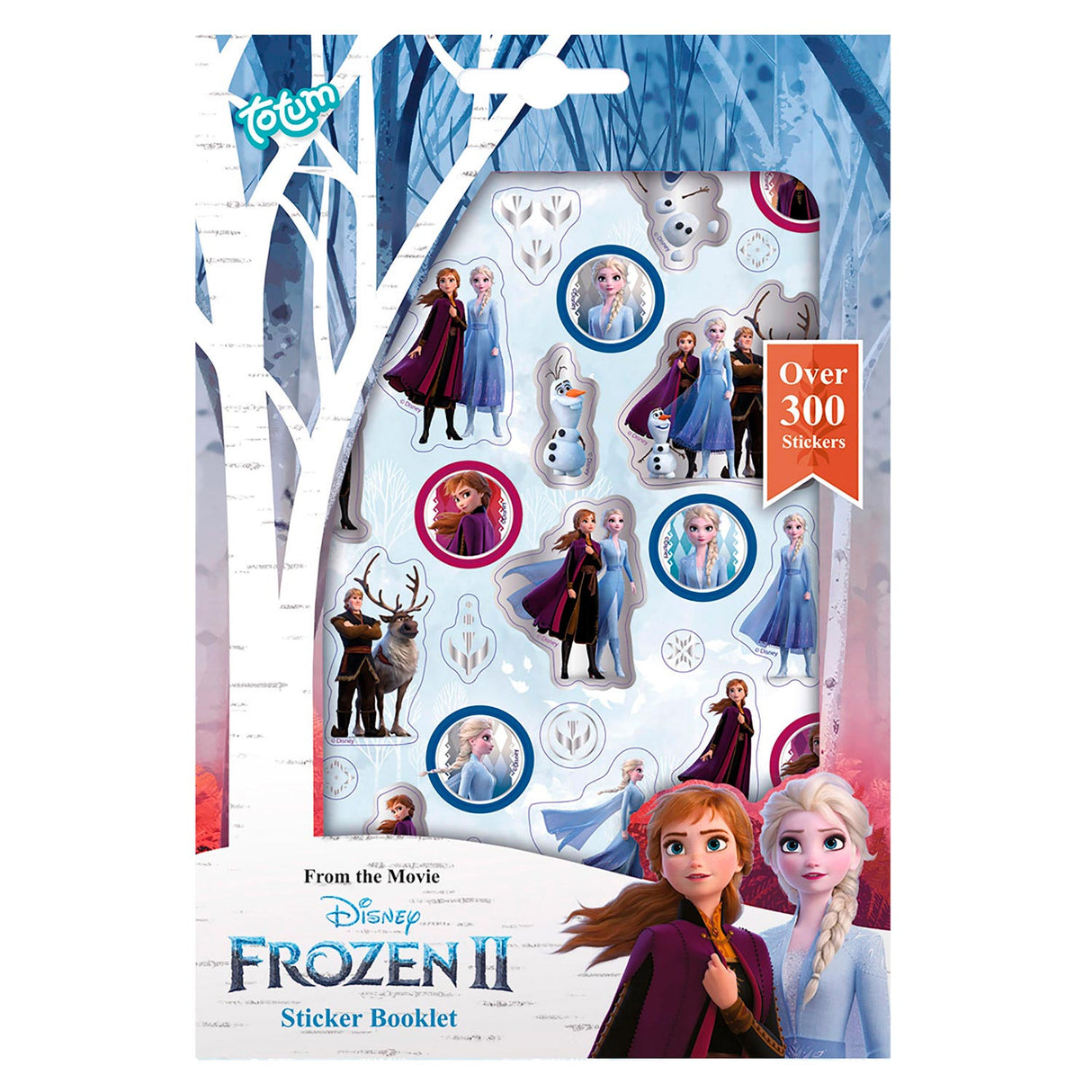 Tottum Disney Frozen 2 - Feuilles d'autocollants, 4e.