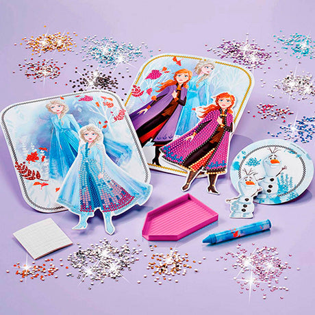 Totum Totum Frozen 2 3D -Karten mit Strasssteinen