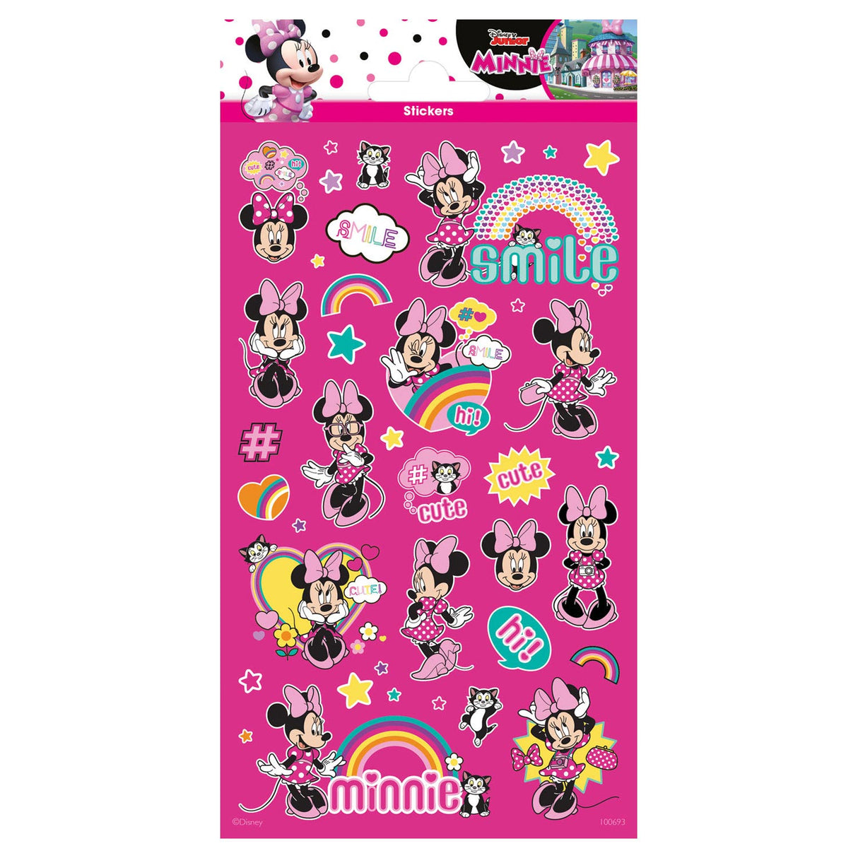 Totum stickervel twinkle minnie mouse