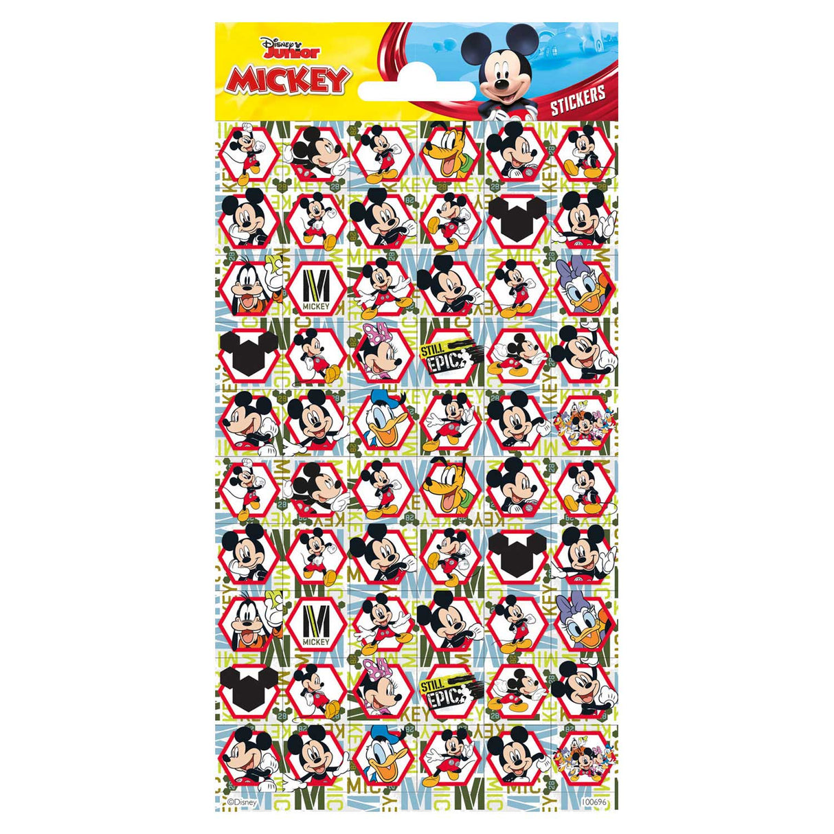 Totum stickervel mickey mouse