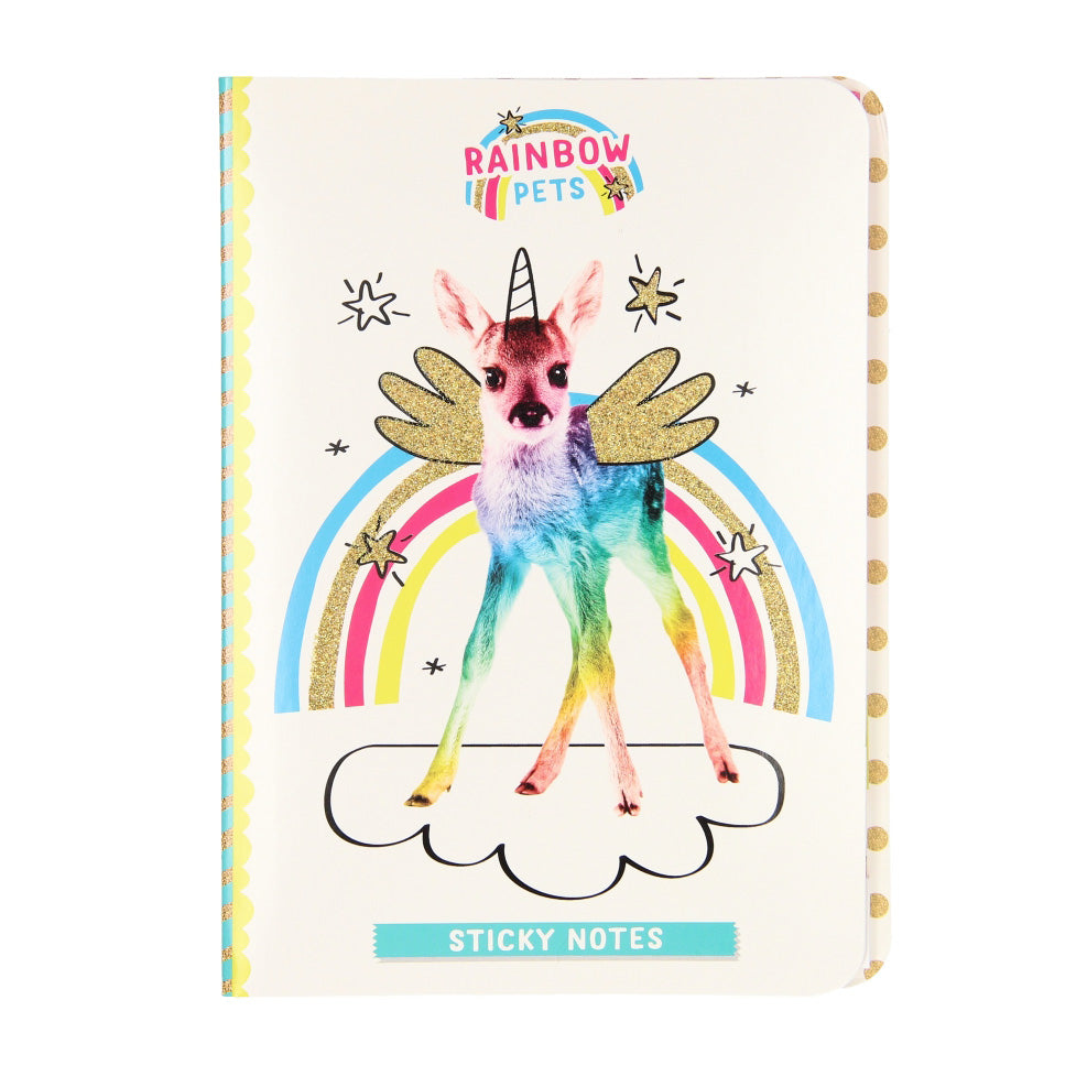 Totum Regenbogen Haustiere Sticky Notes Broschüre Hert