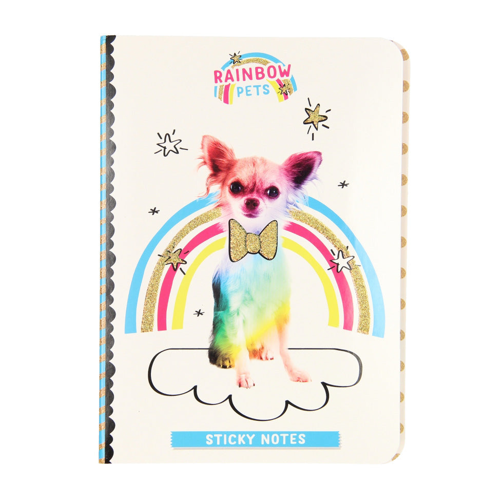 Totum Regenbogen Haustiere Sticky Notes Broschüre Hund