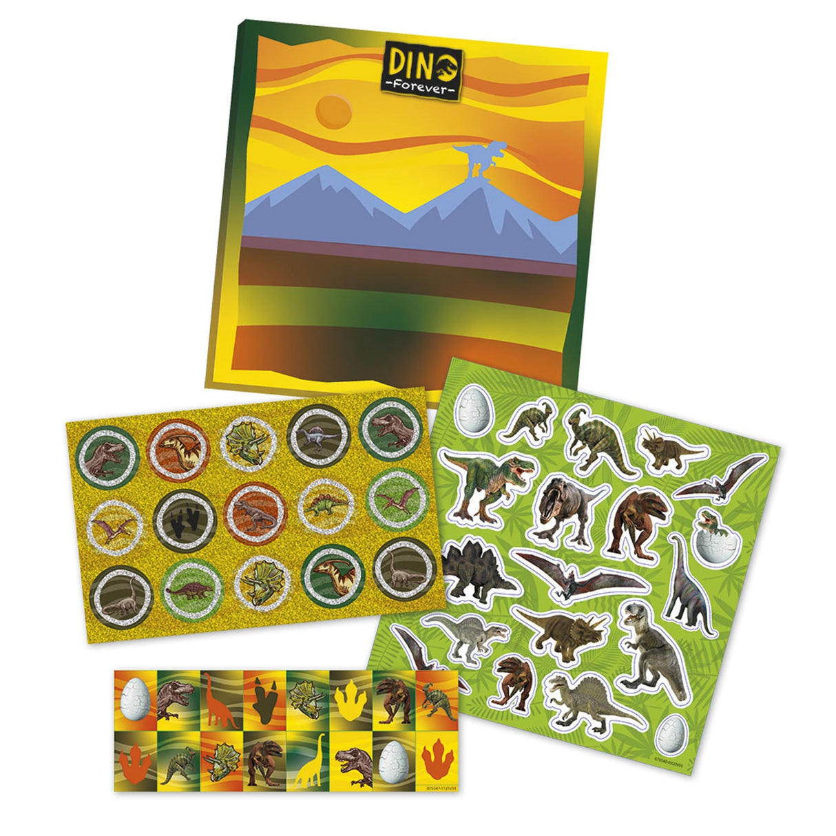 Totum dino forever - stickerset