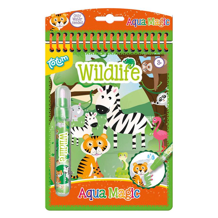 Totum aqua wild life water kleurboek