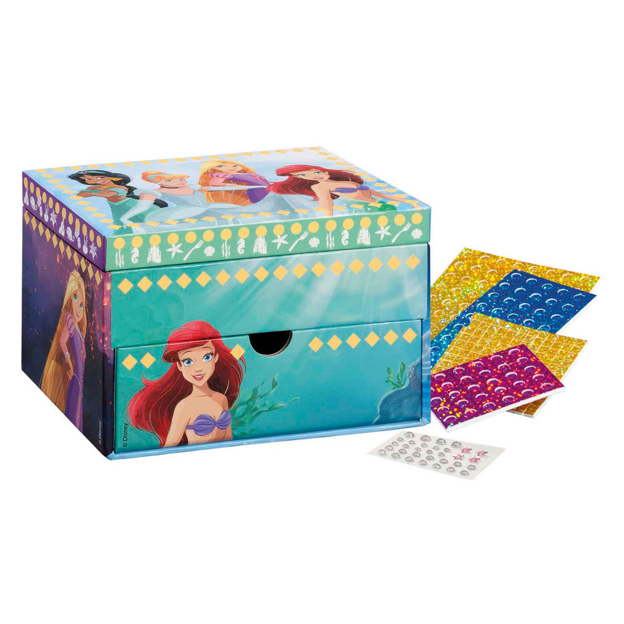 Totum Disney Princess Mosaic Jewelry Box