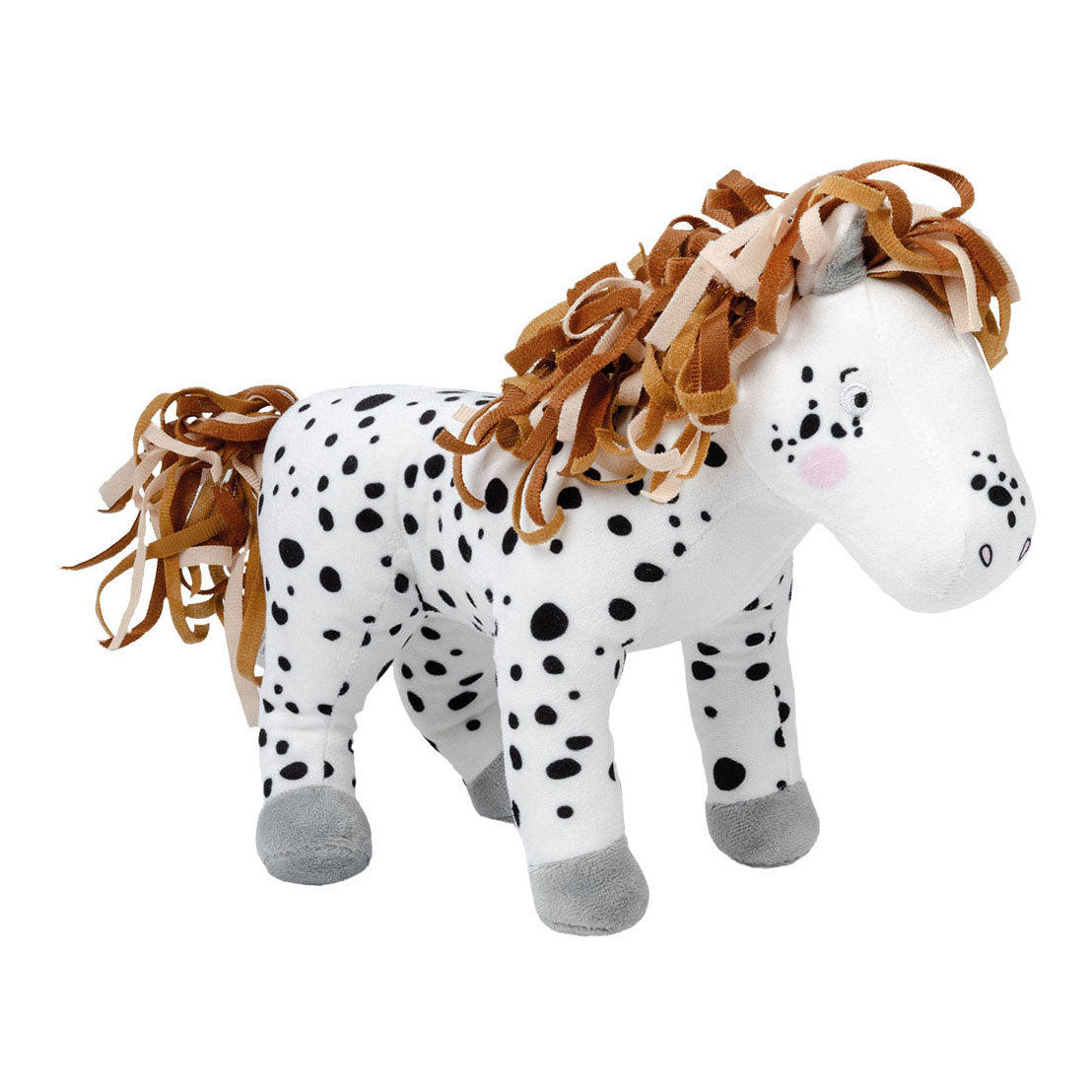 Bambolino Toys kram Plush Fien och Teun Stip de Pony, 25 cm