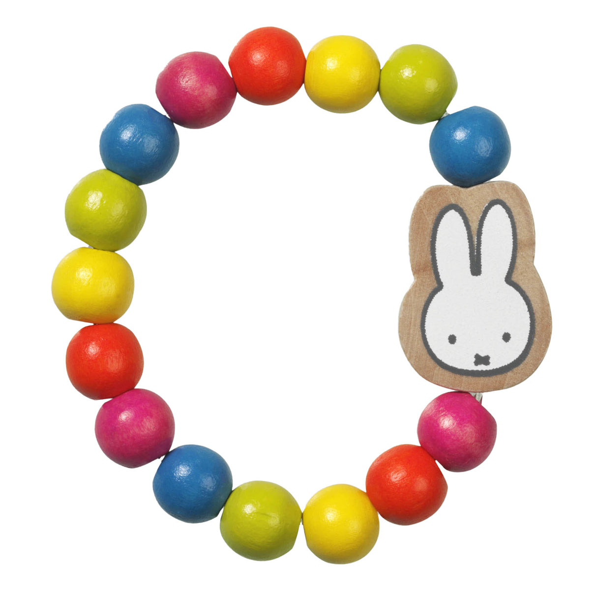 Bambolino Toys Wooden Beading Bracelet Miffy