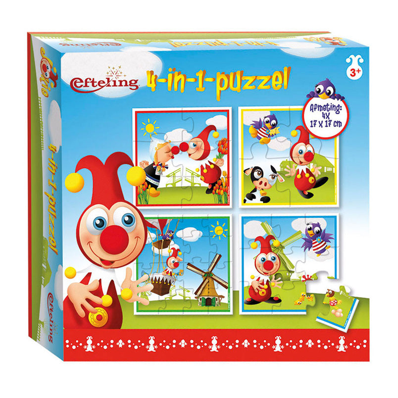 Bambolino Toys 4in1 Puzzle Jokie, 16st.