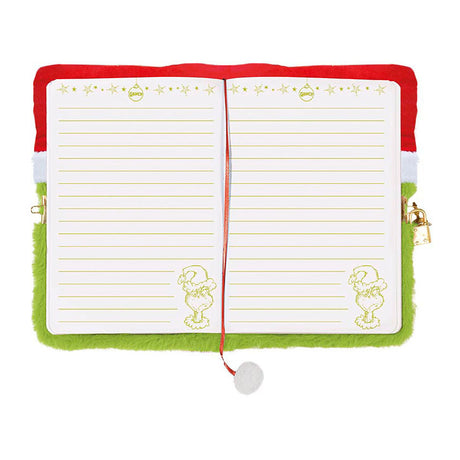 Totum fluffy notitieboek grinch