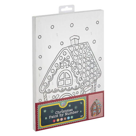 Moxy schilderen op nummer canvas kerstmis - 29,7x19,5cm