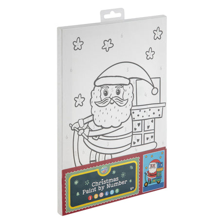 Moxy schilderen op nummer canvas kerstmis - 29,7x19,5cm