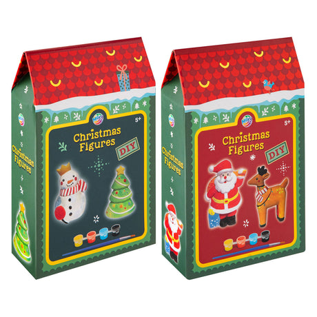 Creative craft group beschilder je eigen kerstfiguur - inclusief kwast en verf