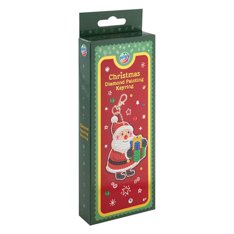 Creative craft group diamond painting sleutelhanger kerstmis