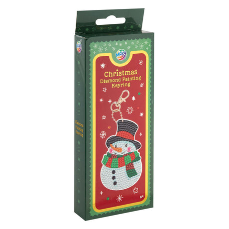 Moxy diamond painting sleutelhanger kerstmis