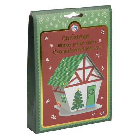 Moxy maak je eigen foam gemberhuis kerstmis met stickers