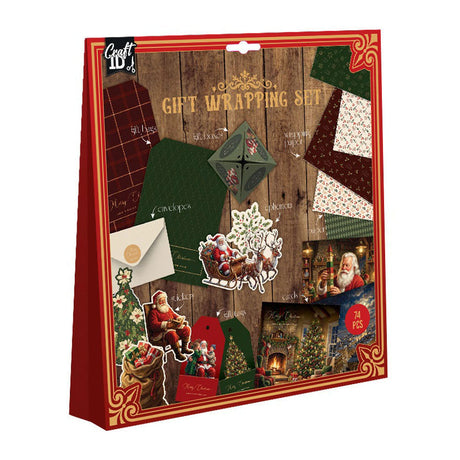 Creative craft group cadeau inpakken set kerstmis - 132dlg.